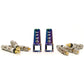 Dert Two in One Presta Valve Cap and Spare Cores - Oil Slick - V2