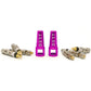 Dert Two in One Presta Valve Caps and Spare Cores - Pink - V2
