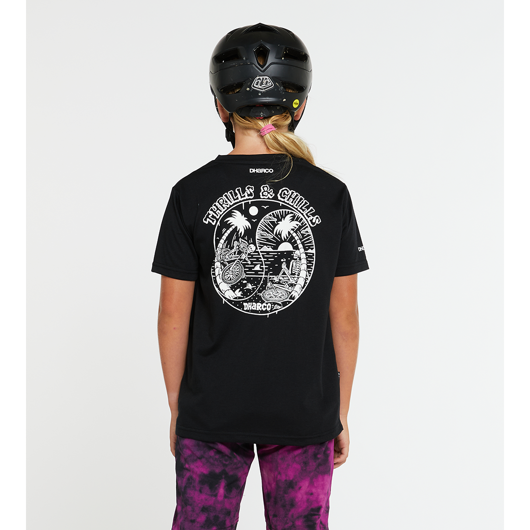 DHaRCO Youth Short Sleeve Tech Tee - Youth XL - Thrills & Chills