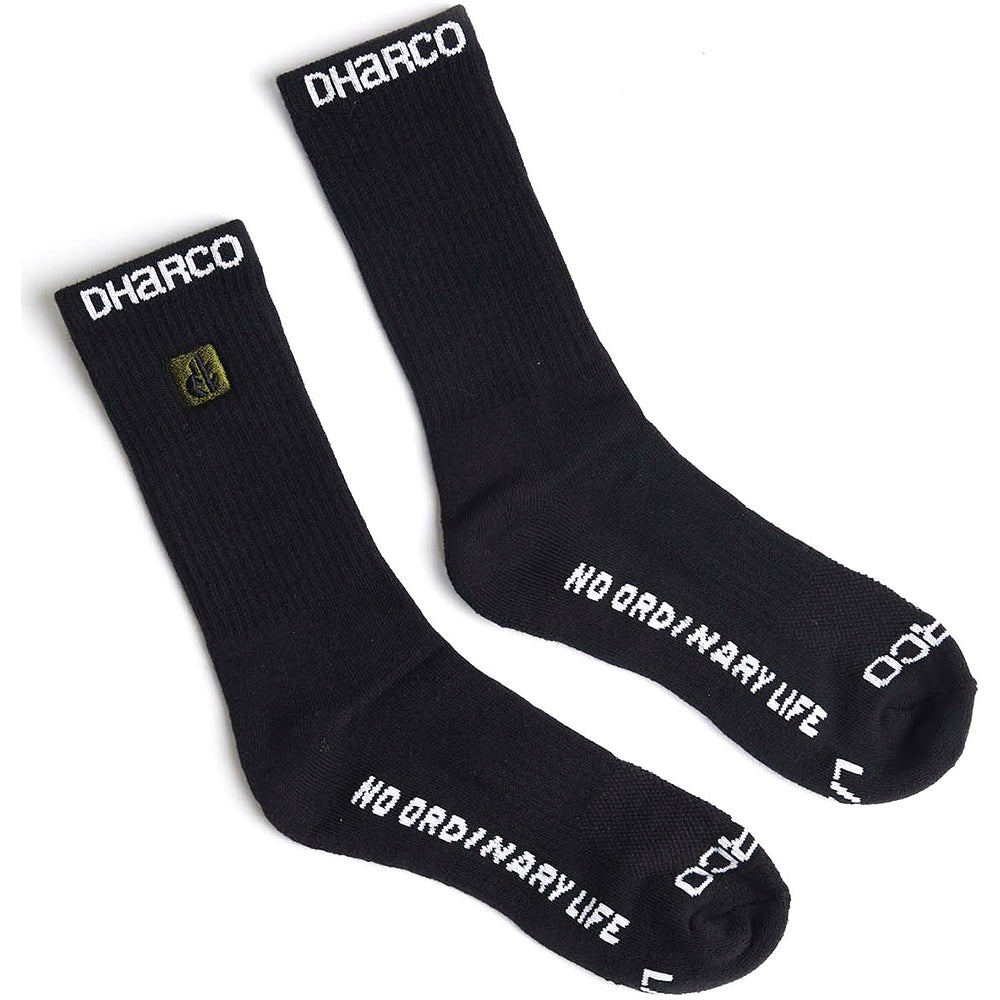 DHaRCO Crew Socks - L/XL - Black