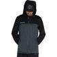 Dharco Men's Rain Jacket - M - Black - Grey