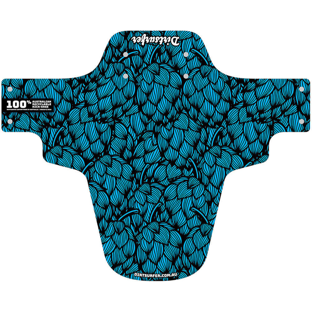 Dirtsurfer Mud Guard Fender - Hops Blue