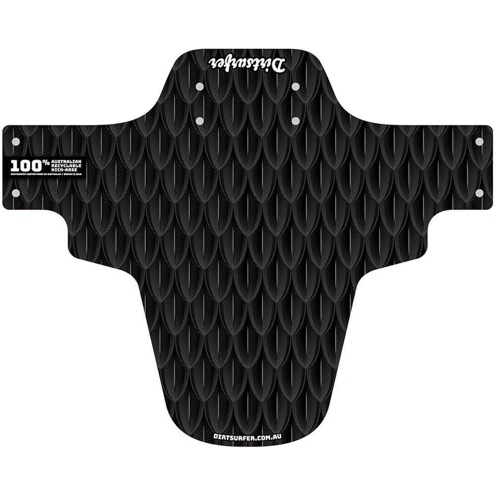 Dirtsurfer Mud Guard Fender - Scales Blacker