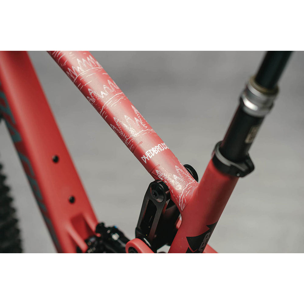 DyedBro EWS MOUNTAINS Bike Protection Film - Clear - White