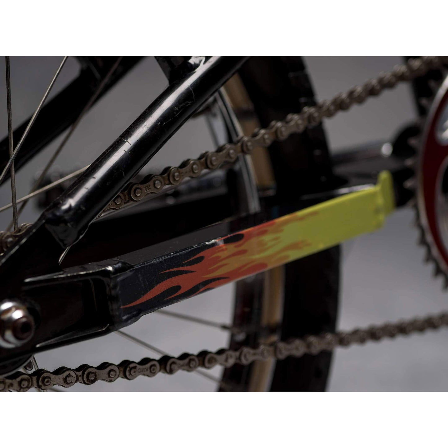 DyedBro Flames Bike Protection Film - Clear - Flames