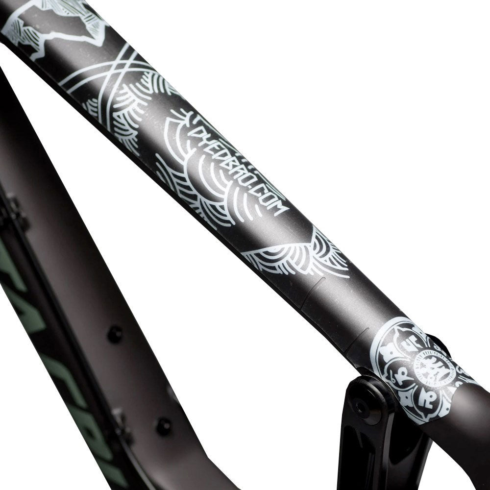 DyedBro Mandala Bike Protection Film - Clear - White