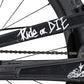 DyedBro Ride or Die Bike Protection Film - Clear - White