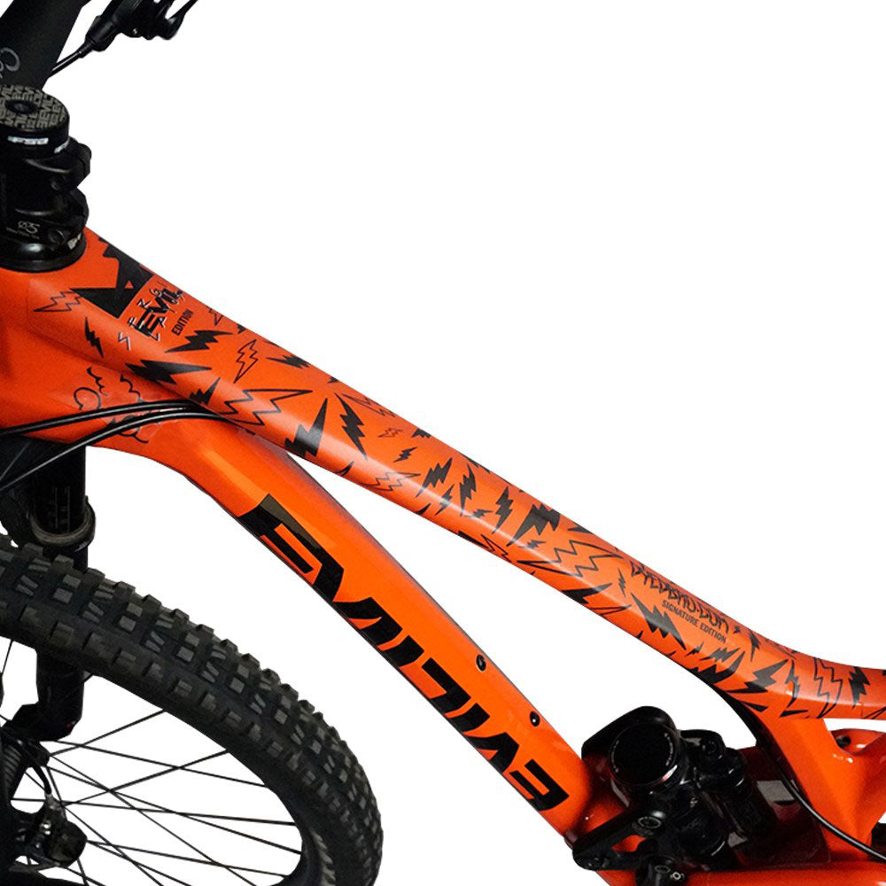 DyedBro Sergio Layos Signature Edition MTB Bike Protection Film - Clear - Black