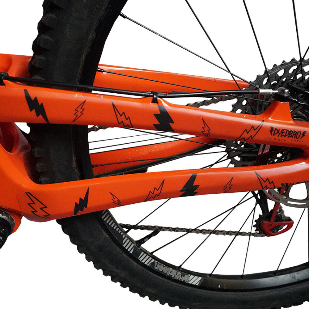 DyedBro Sergio Layos Signature Edition MTB Bike Protection Film - Clear - Black