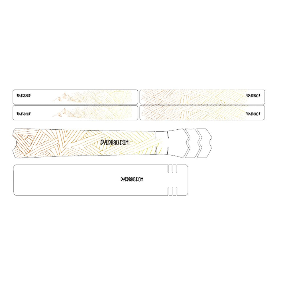 DyedBro Stay Free Bike Protection Film - Clear - Colours