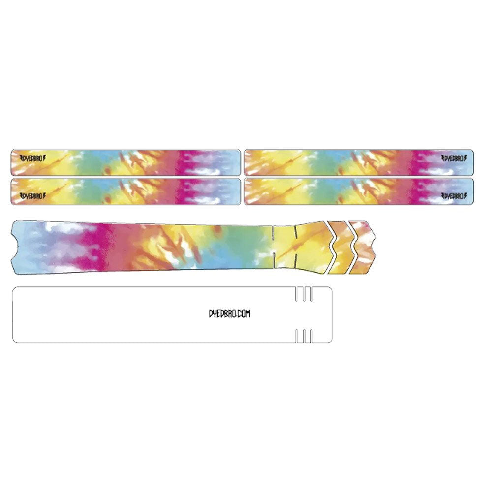 DyedBro Tie Dye Bike Protection Film - Bleached Black - Colours