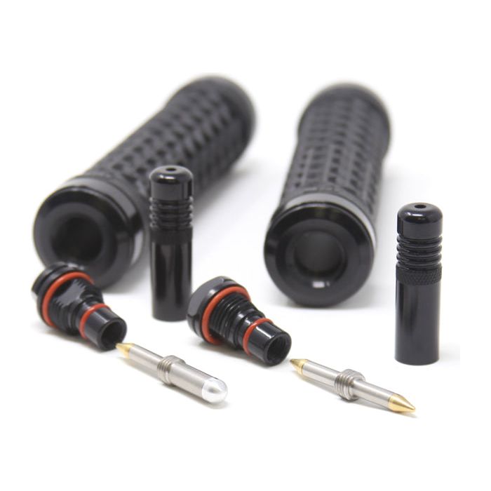 Dynaplug Covert Grips with Tubeless Tyre Repair Kit - Black