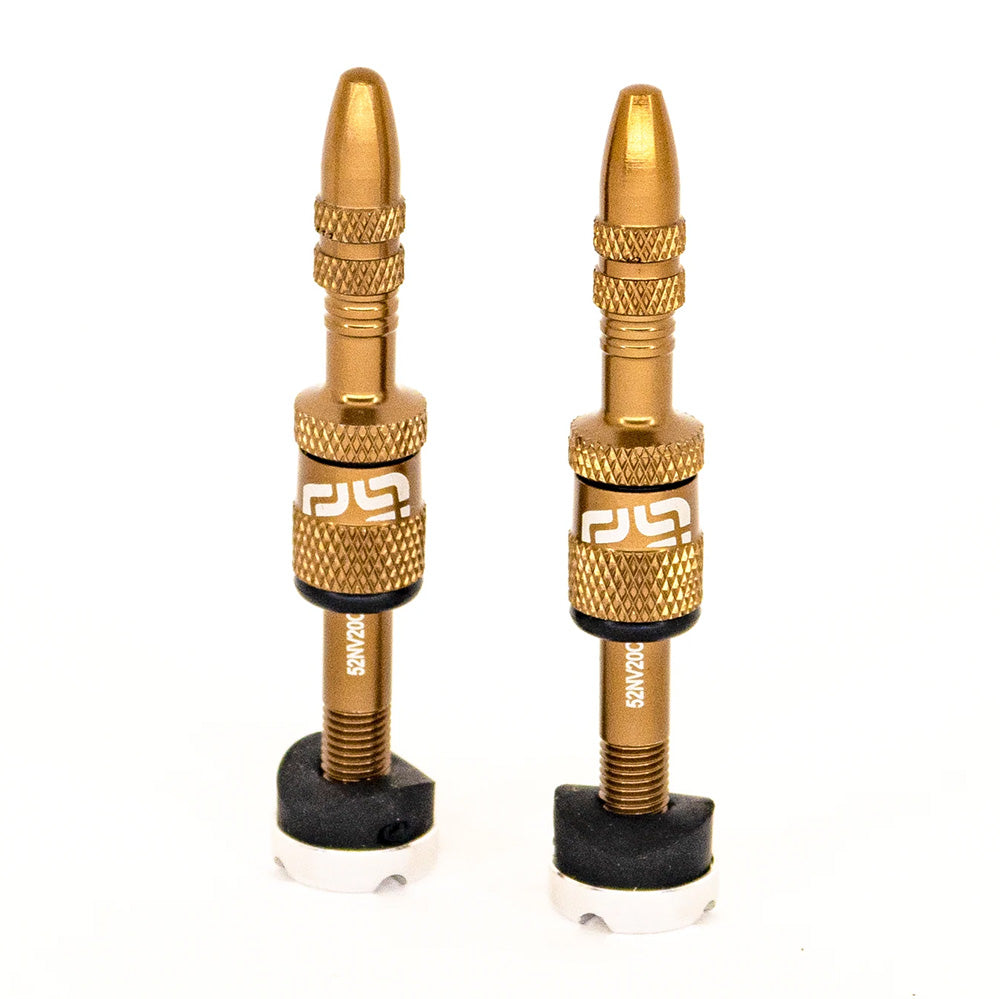 E-Thirteen Quickfill Tubeless Valves - Bronze - 23-31mm Depth