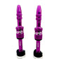 E-Thirteen Quickfill Tubeless Valves - Eggplant - 16-24mm Depth