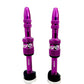 E-Thirteen Quickfill Tubeless Valves - Eggplant - 23-31mm Depth