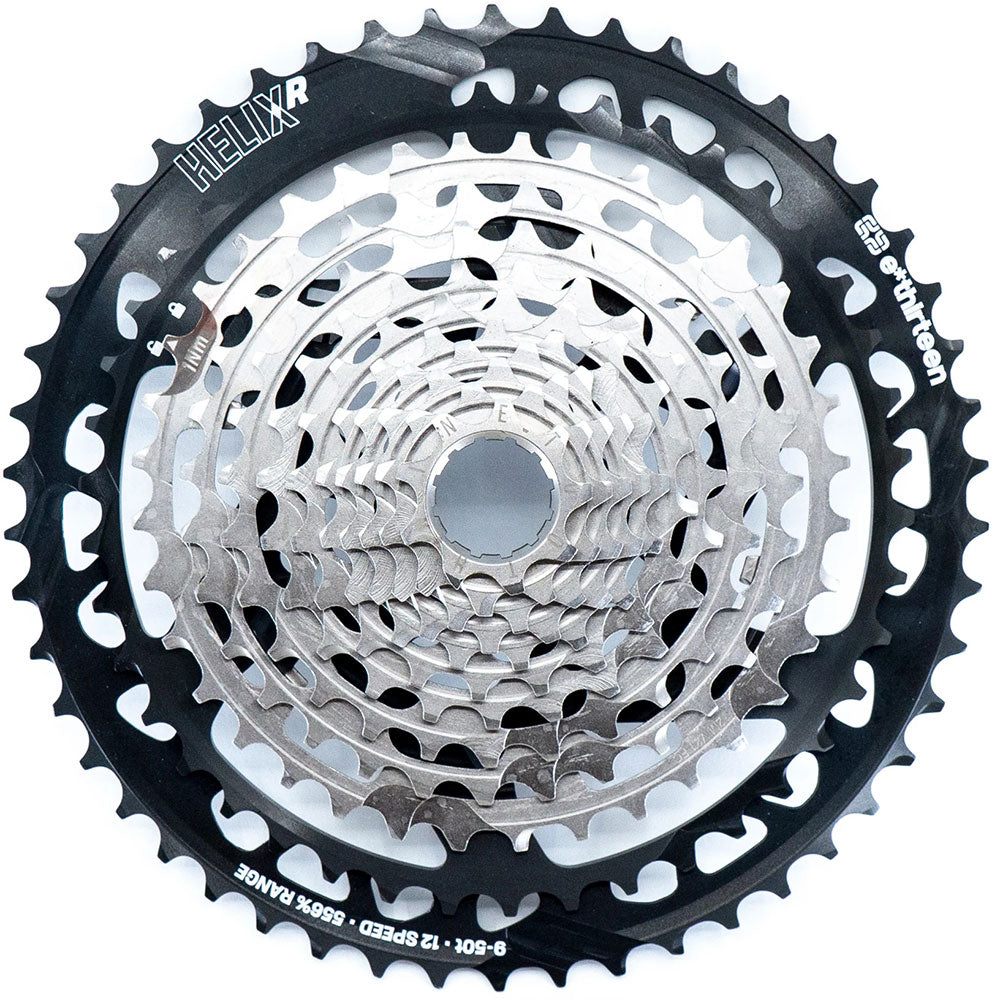 E-Thirteen Helix 12 Speed Race Cassette - XD Driver - Grey - 9-50T - 12 Speed