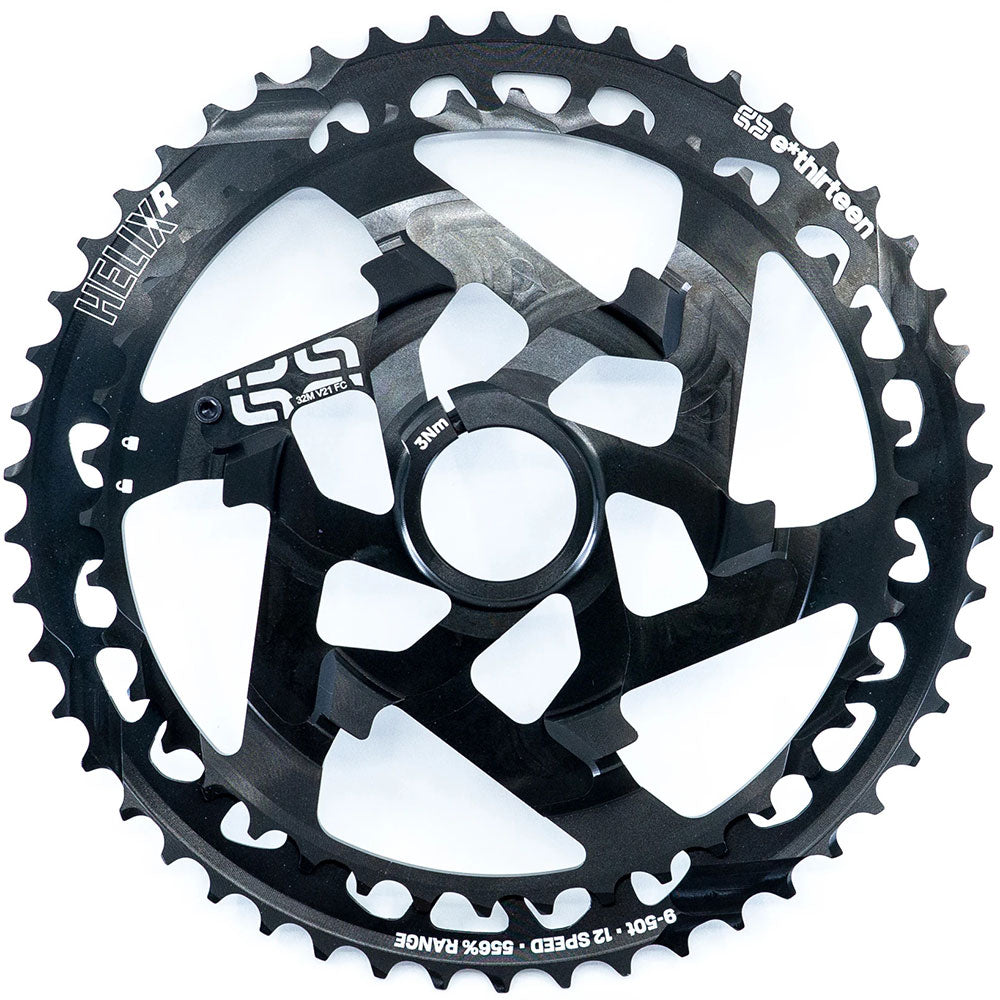 E-Thirteen Helix 12 Speed Race Cassette - XD Driver - Grey - 9-50T - 12 Speed