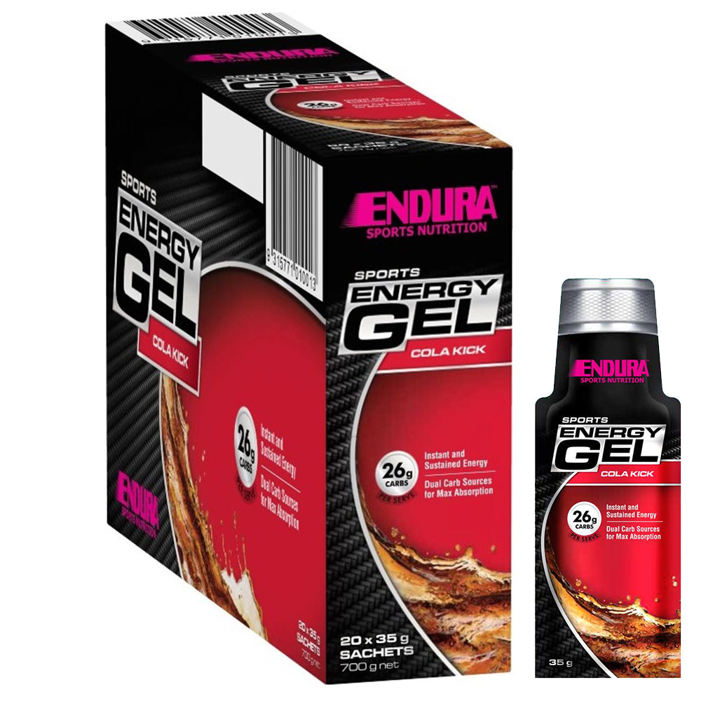 Endura Nutrition Energy Gels 20 x 35g Box - Cola Kick