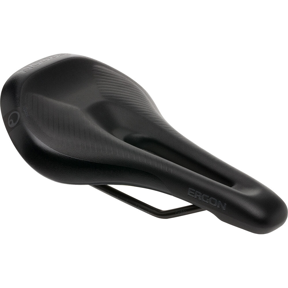 Ergon SM E-Mountain Sport Women's MTB Saddle - Stealth Black - Cr-Mo Rails - M-L 160mm
