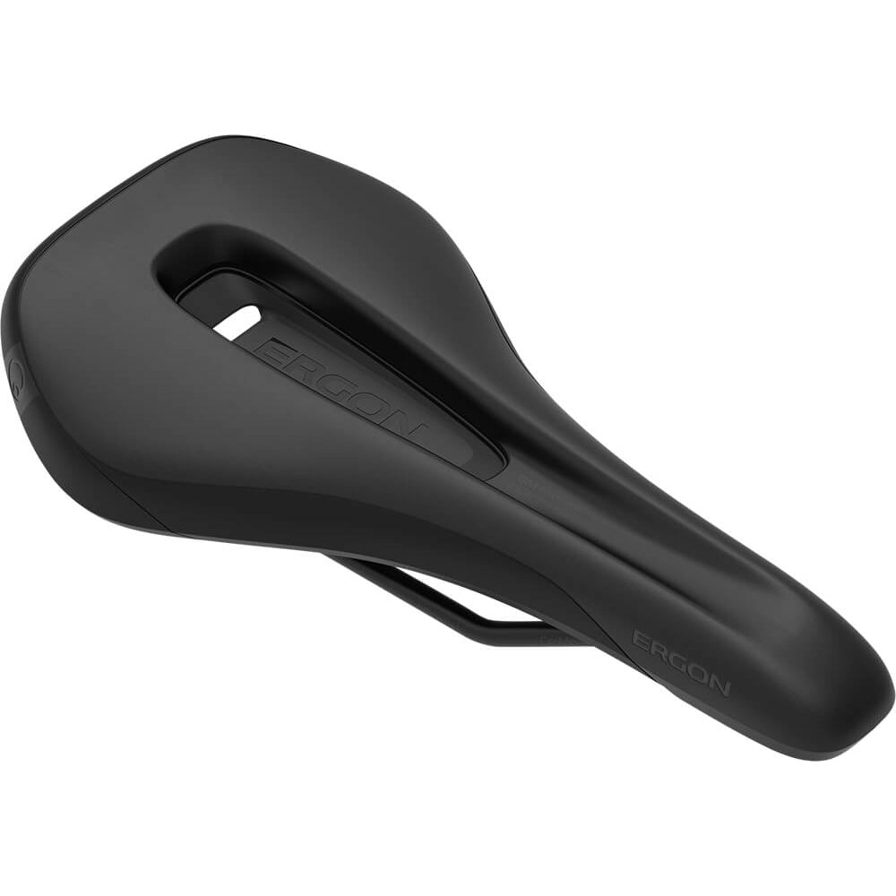 Ergon SM Enduro MTB Saddle - Stealth Black - Cr-Mo Rails - M-L 148mm