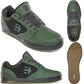Etnies Camber Crank Flat Shoes - US 7.5 - Green - Black