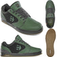 Etnies Camber Crank Flat Shoes - US 10.0 - Green - Black