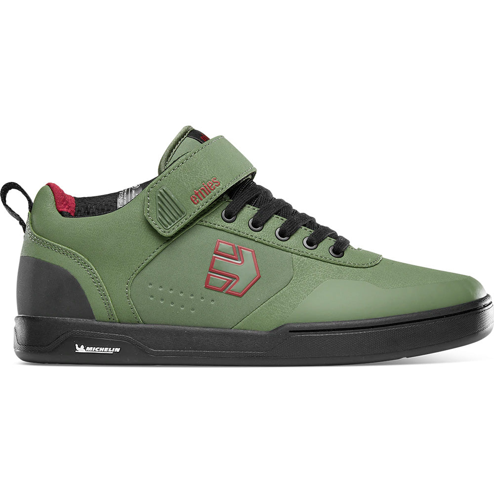 Etnies Culvert Mid Flat Shoes - US 12.0 - Green - Black