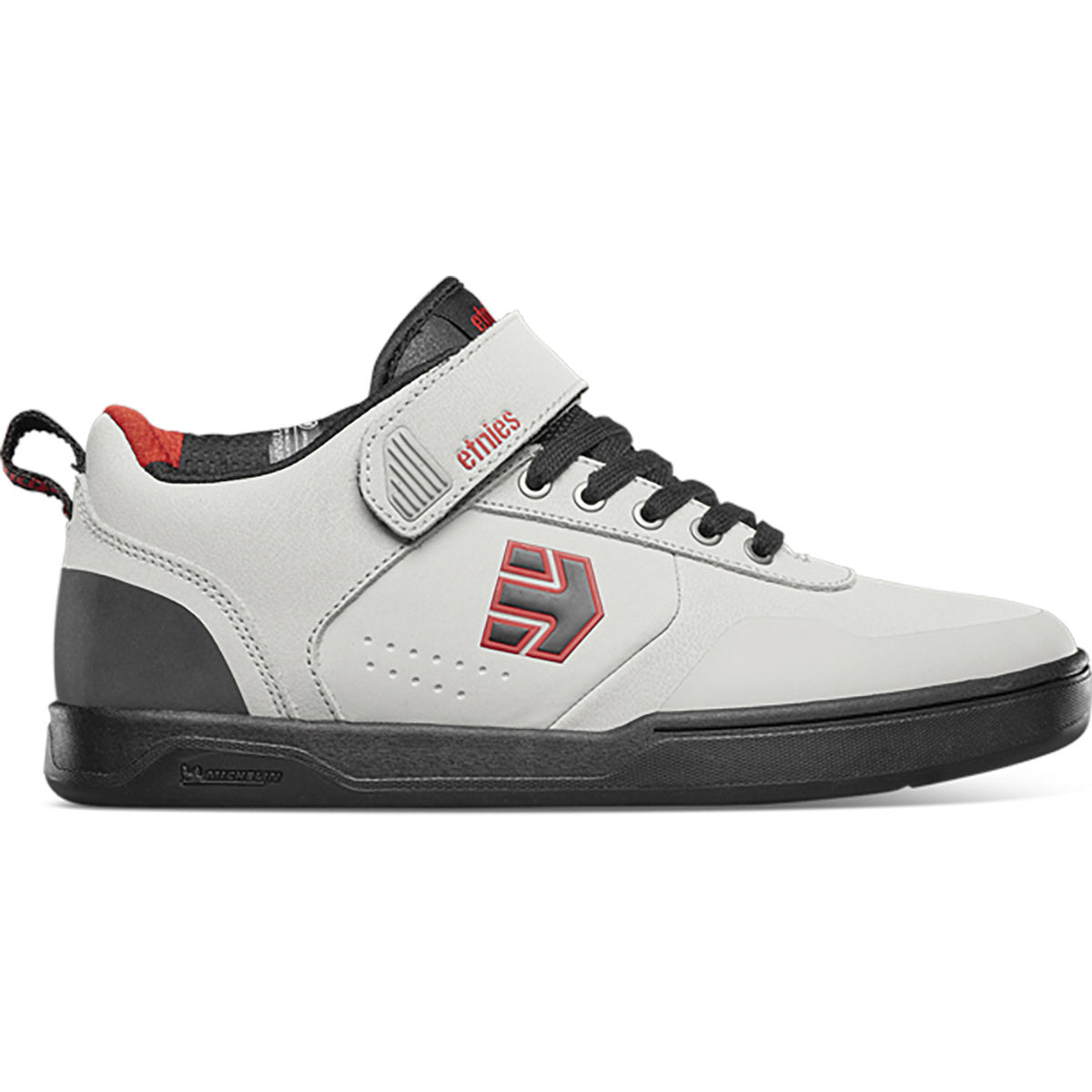 Etnies Culvert Mid Flat Shoes - US 10.5 - Grey - Black - Red