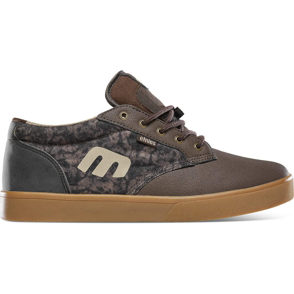 Etnies Jameson Mid Crank Flat Shoes - US 8.0 - Brown - Tan - Gum