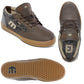 Etnies Jameson Mid Crank Flat Shoes - US 10.0 - Brown - Tan - Gum