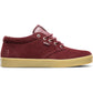 Etnies Jameson Mid Crank Flat Shoes - US 12.0 - Burgundy - Gum