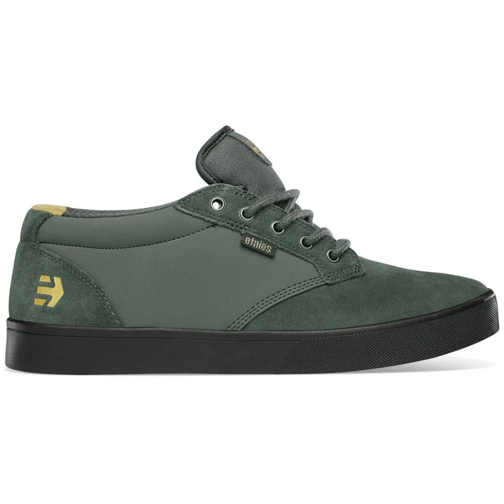 Etnies Jameson Mid Crank Flat Shoes - US 13.0 - Dark Green