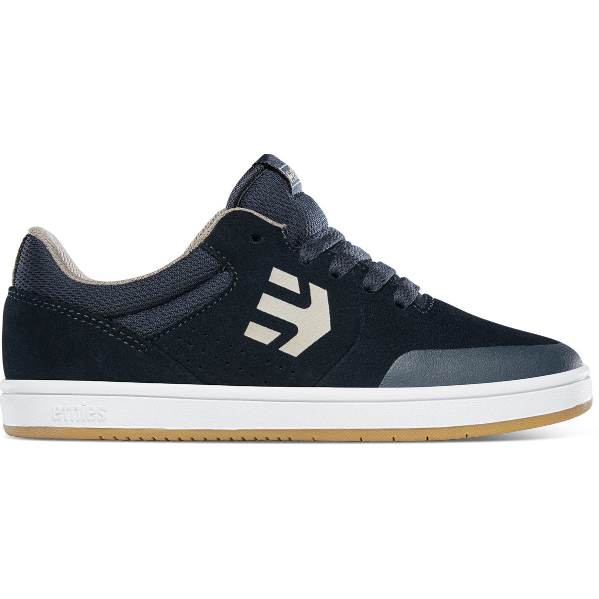 Etnies Marana Kids Flat Shoes - US 4.0 - Navy - Tan