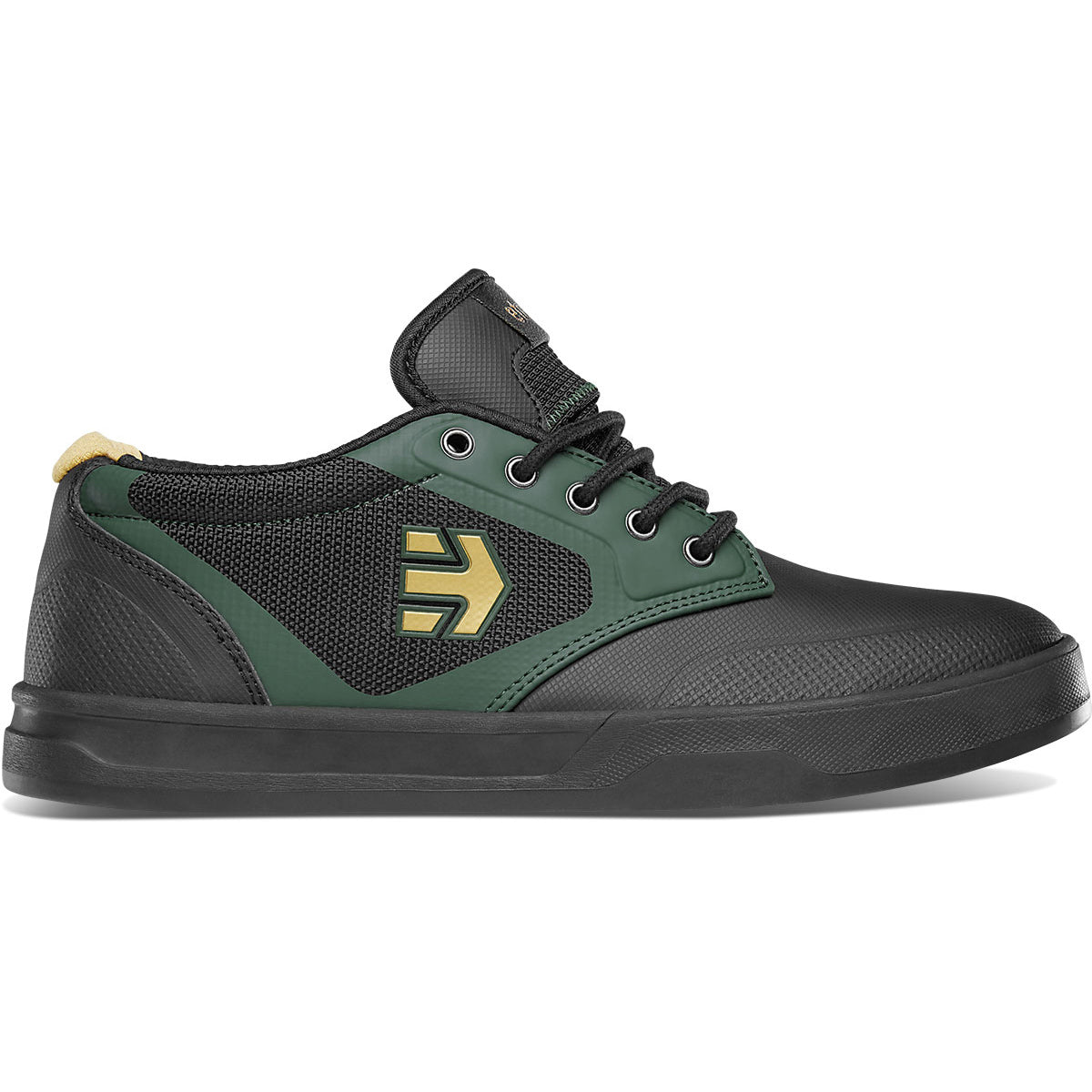 Etnies Semenuk Pro Flat Shoes - US 7.0 - Black - Green - Gold