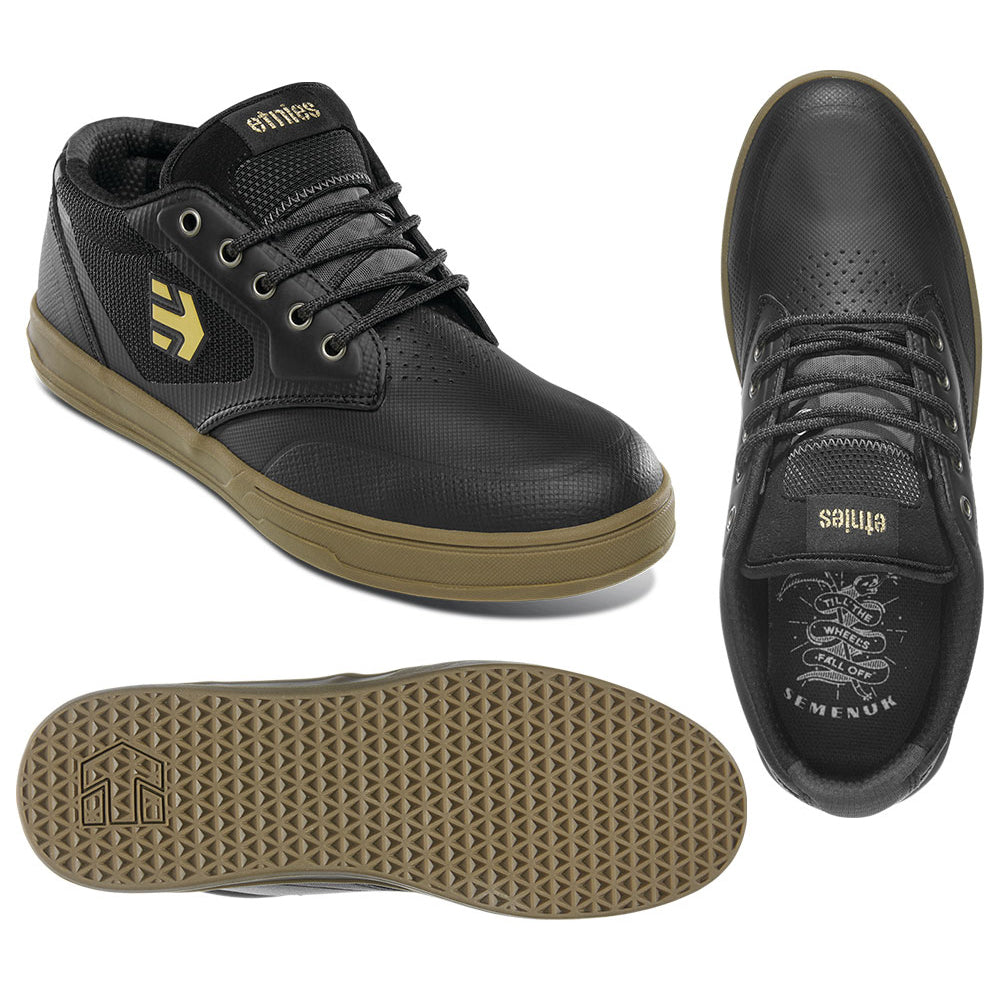 Etnies Semenuk Pro Flat Shoes - US 13.0 - Black - Gum