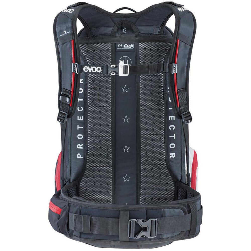 Evoc FR Trail Back Protector Pack - Unlimited Black - White - M-L