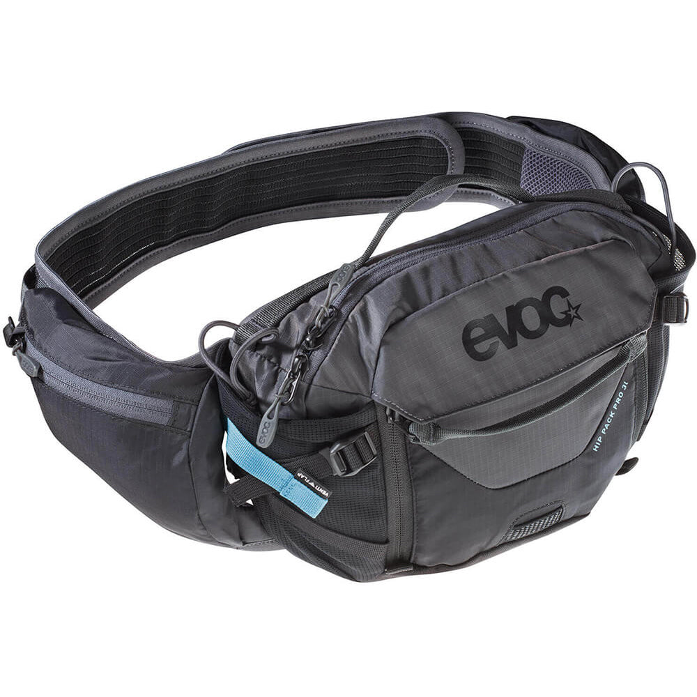 Evoc Hip Pack Pro 3L + 1.5L Bladder Hydration Pack - Carbon Grey - Black