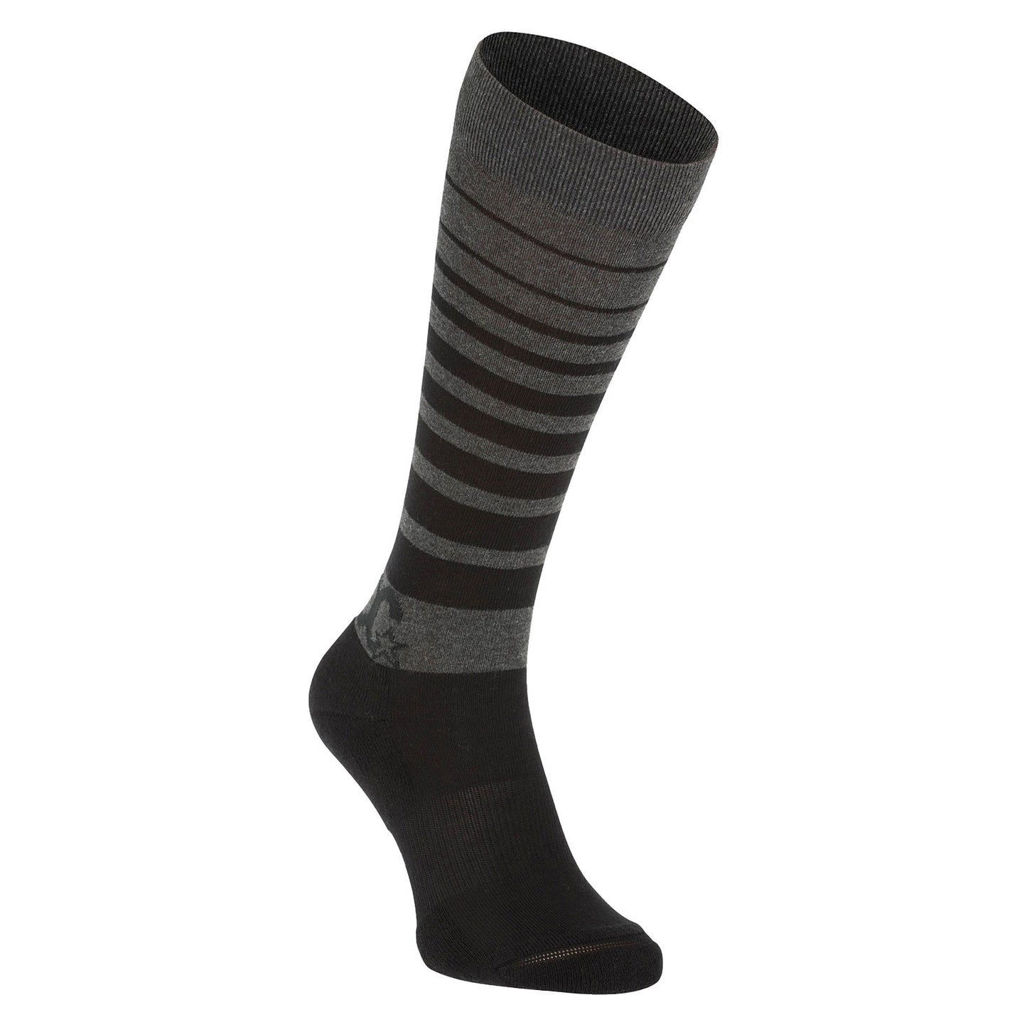 Evoc Long Socks - S-M - Black - Carbon Grey