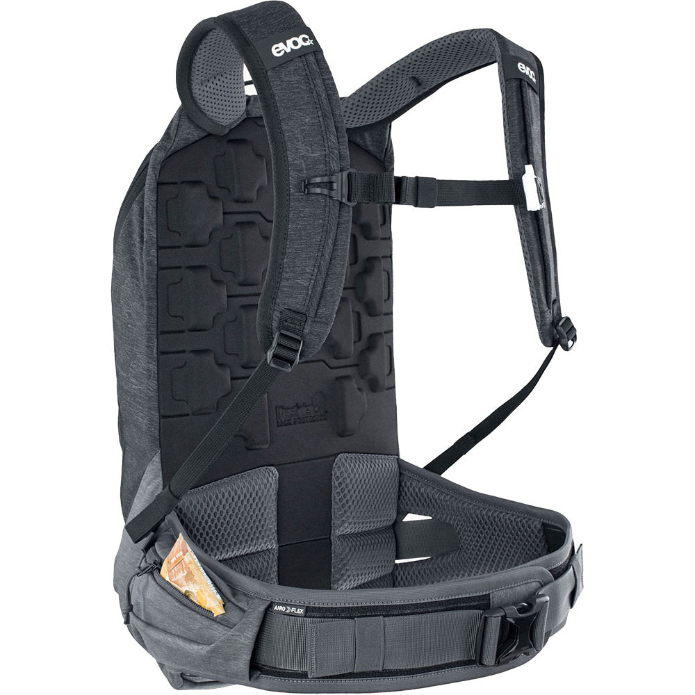 Evoc Trail Pro 10L Back Protector Pack - Black - Carbon Grey