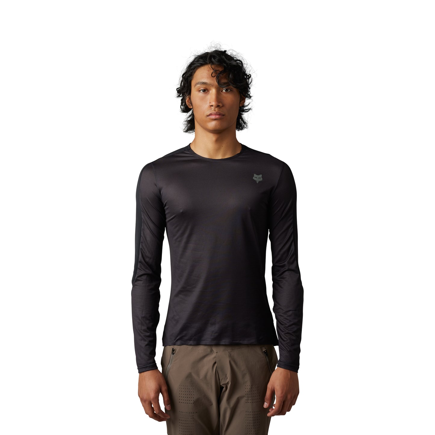 Fox Flexair Ascent Long Sleeve Jersey - XL - Black - 2023
