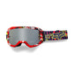 Fox Main Barbed Wire SE Goggles - One Size Fits Most -  Flo Red - Pink Mirror Lens