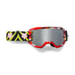 Fox Main Barbed Wire SE Goggles - One Size Fits Most -  Flo Red - Pink Mirror Lens