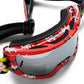 Fox Main Barbed Wire SE Goggles - One Size Fits Most -  Flo Red - Pink Mirror Lens