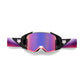 Fox Vue SYZ Goggles - One Size Fits Most - Light Grey - Purple Mirror Lens