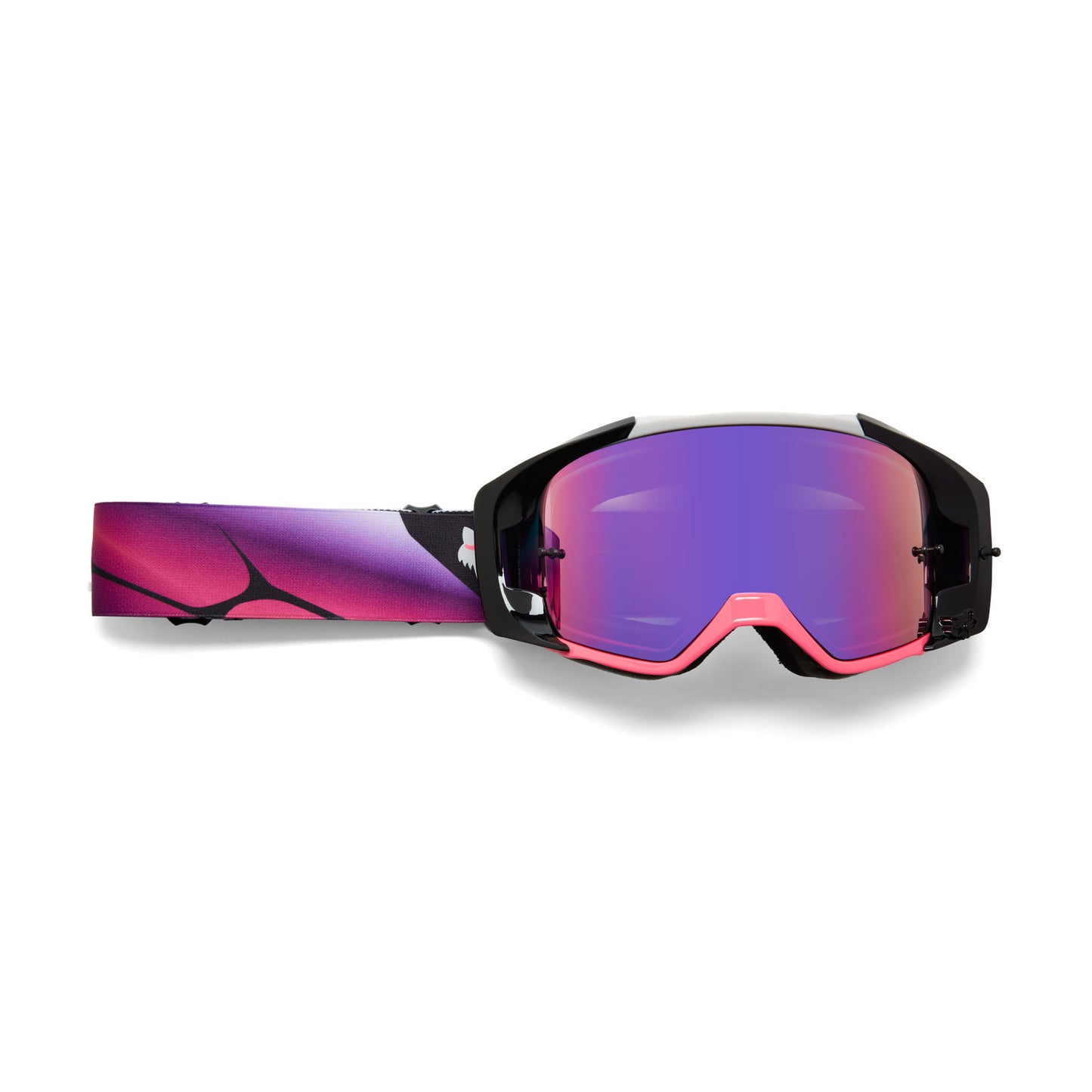 Fox Vue SYZ Goggles - One Size Fits Most - Light Grey - Purple Mirror Lens