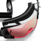 Fox Vue SYZ Goggles - One Size Fits Most - Light Grey - Purple Mirror Lens