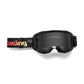 Fox Main Statk Goggles - One Size Fits Most -  Black - Red - Smoke Grey Lens