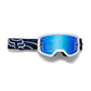 Fox Goat Strafer Goggles - One Size Fits Most -  Navy - Blue Mirror Lens