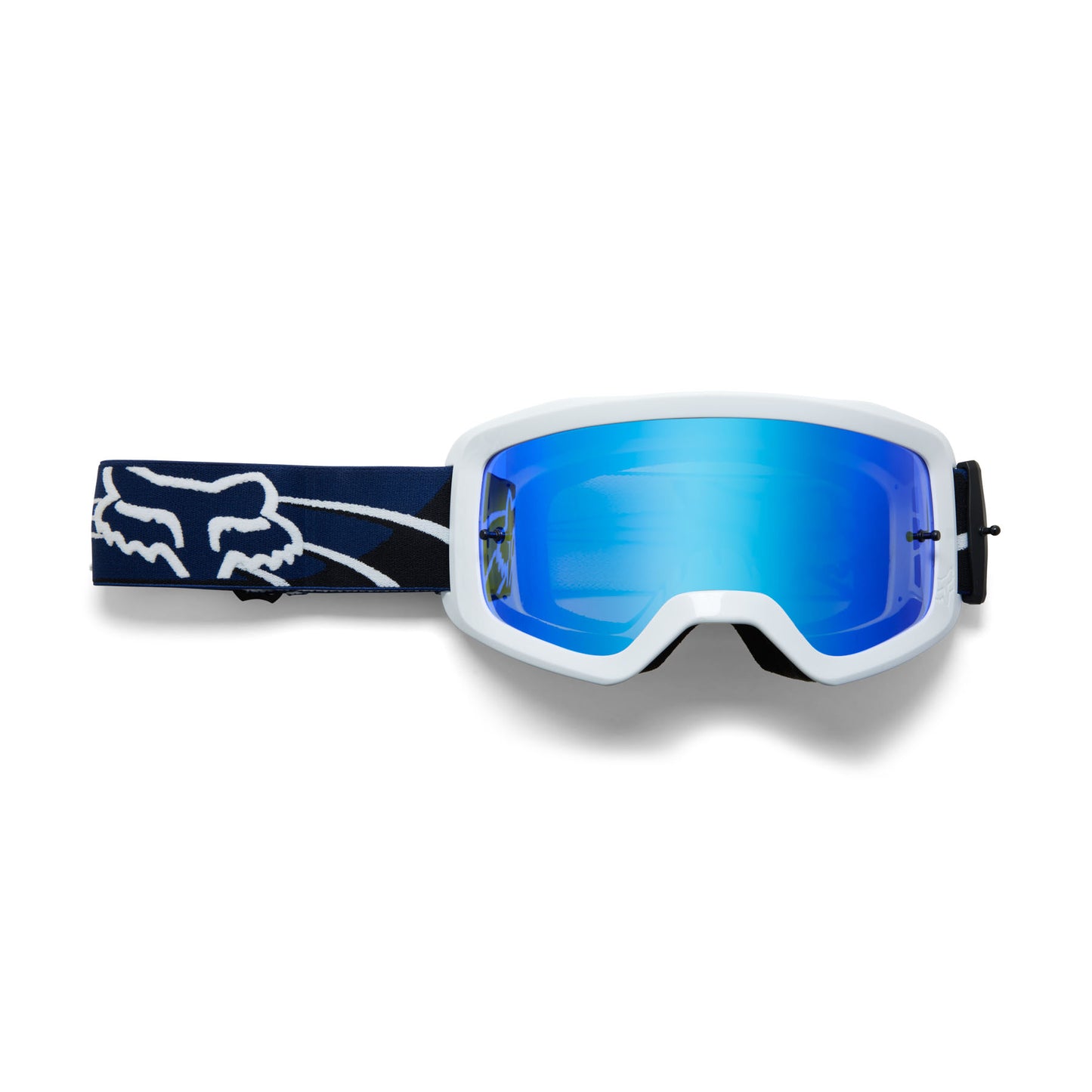 Fox Goat Strafer Goggles - One Size Fits Most -  Navy - Blue Mirror Lens