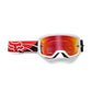Fox Goat Strafer Goggles - One Size Fits Most -  Flo Red - Red Mirror Lens